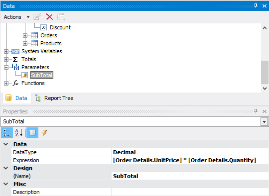 SubTotal creation SubTotal creation